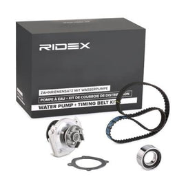 KIT DE COURROIE DE DISTRIBUTION + Pompe à eau RIDEX 3096W0137