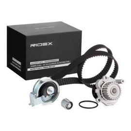 KIT DE COURROIE DE DISTRIBUTION + Pompe à eau RIDEX 3096W0170